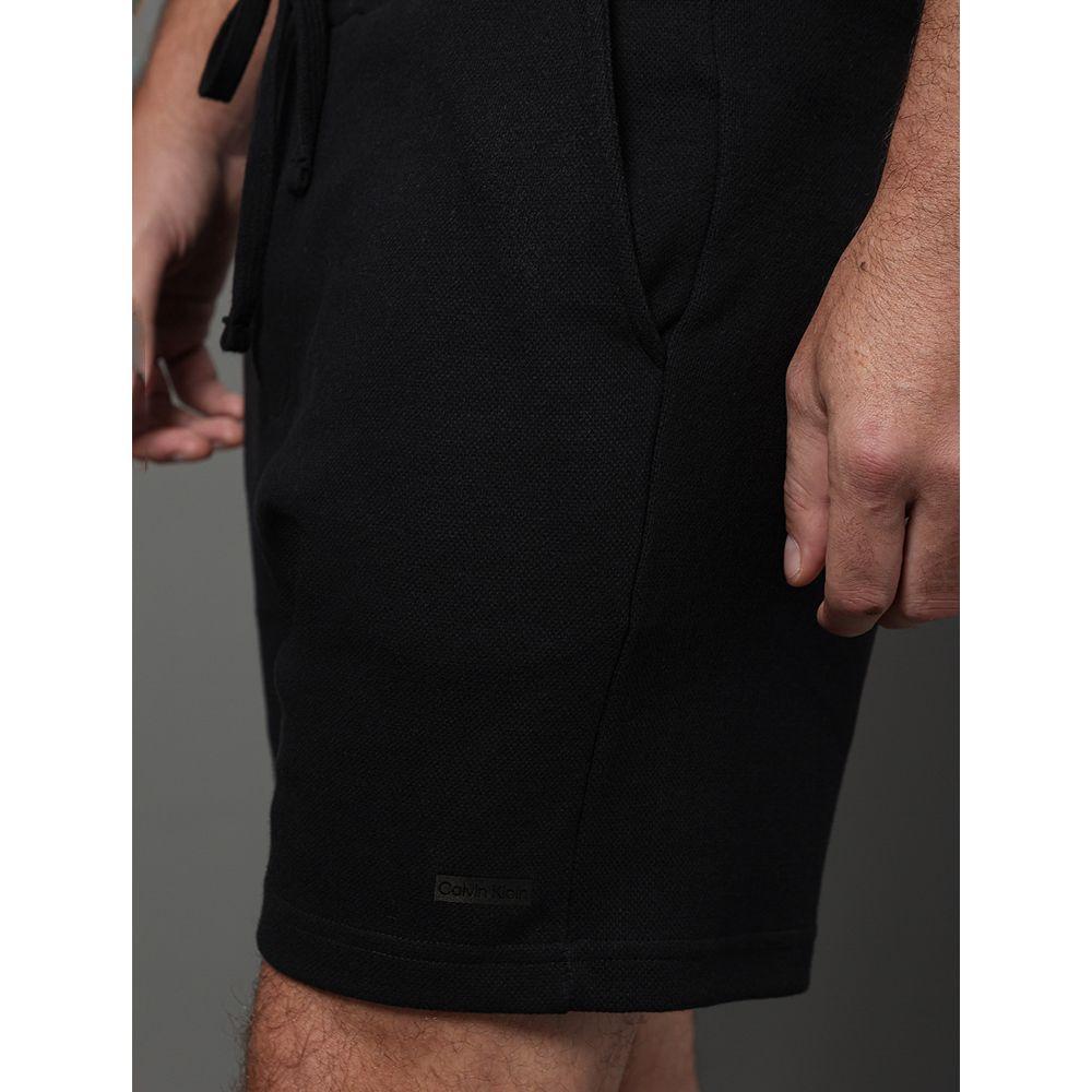 Bermuda Masculina Moletom Jogger Calvin Klein - Preto - 4