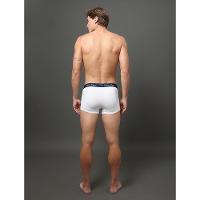 Kit 3 Cuecas Low Rise Trunk Classic Calvin Klein Underwear - Branco / Cinza Mescla - 2