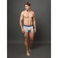 Kit 3 Cuecas Low Rise Trunk Classic Calvin Klein Underwear - Branco / Cinza Mescla - 7