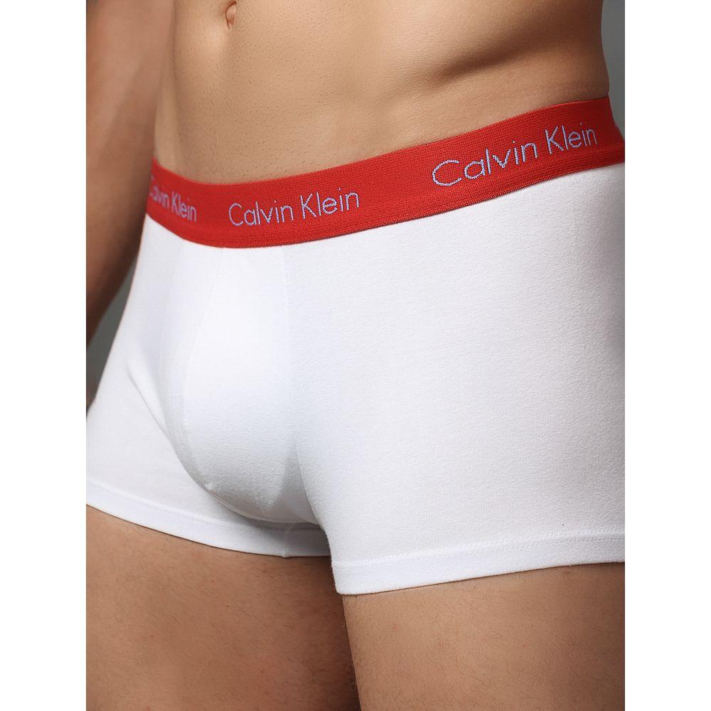 Kit 3 Cuecas Low Rise Trunk Classic Calvin Klein Underwear - Preto / Branco - 4