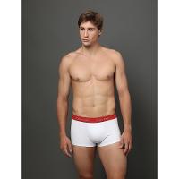 Kit 3 Cuecas Low Rise Trunk Classic Calvin Klein Underwear - Preto / Branco - 1