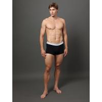 Kit 3 Cuecas Low Rise Trunk Classic Calvin Klein Underwear - Preto / Branco - 7