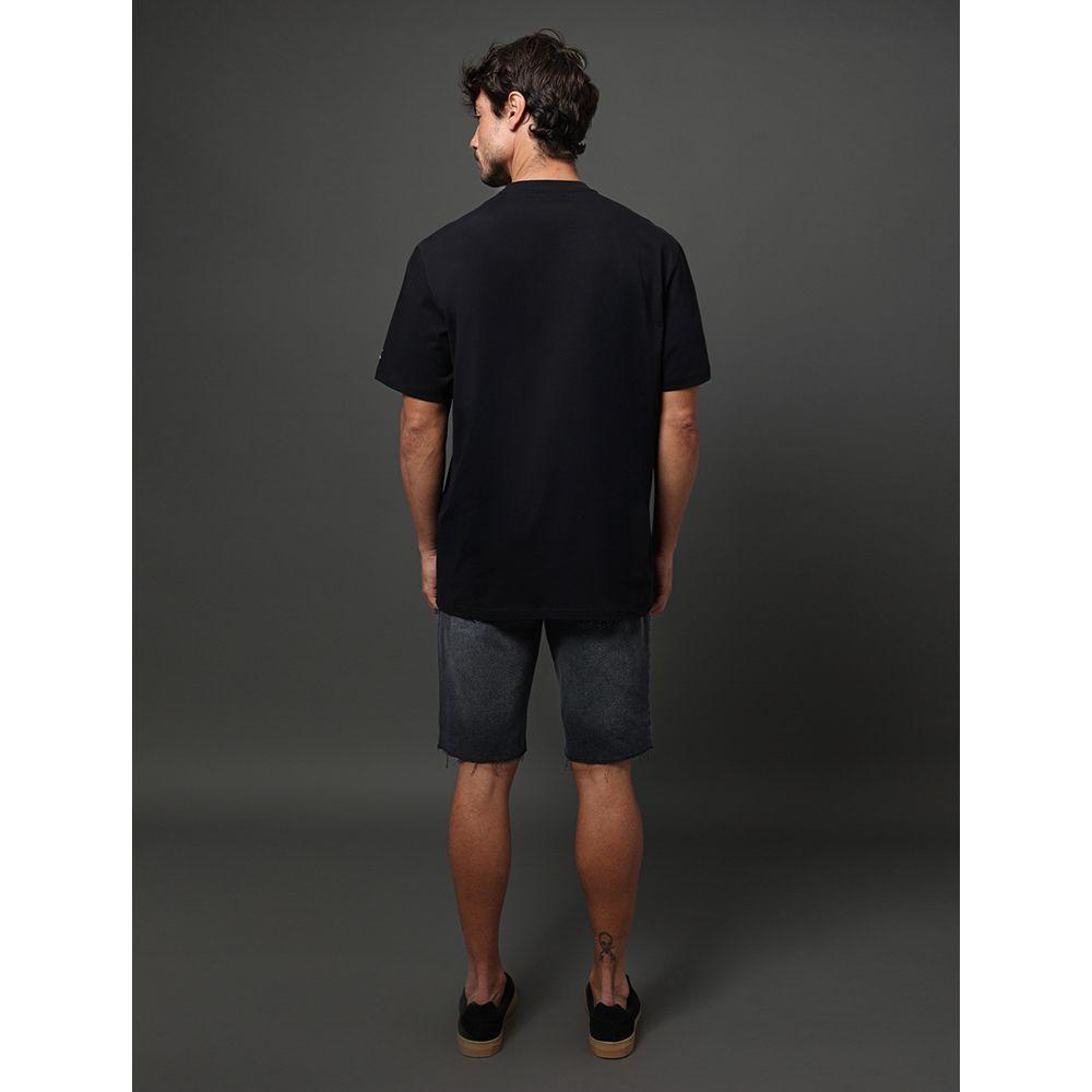 Camiseta Masculina Oversized Logo Calvin Klein Jeans - Preto - 2