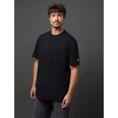Camiseta Masculina Oversized Logo Calvin Klein Jeans - Preto
