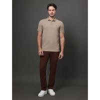 Polo Masculina Slim Calvin Klein - Caqui Medio - 3