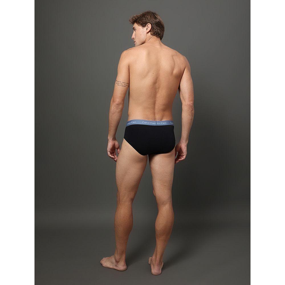 Kit 3 Cuecas Brief Calvin Klein Underwear - Azul Medio/Azul Claro - 2