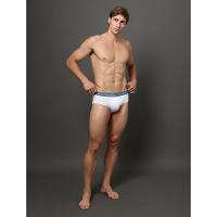 Kit 3 Cuecas Brief Calvin Klein Underwear - Azul Medio/Azul Claro - 7