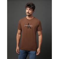 Camiseta Masculina Re Issue Calvin Klein Jeans - Marrom - 1