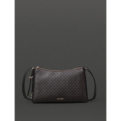 Bolsa Feminina Crossbody Básica Monograma Calvin Klein - Marrom