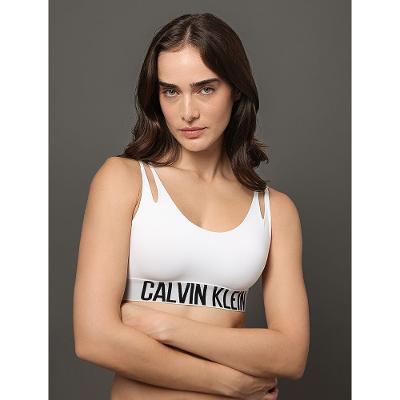 Top Feminino Micro Intense Power Calvin Klein Underwear - Branco/Branco