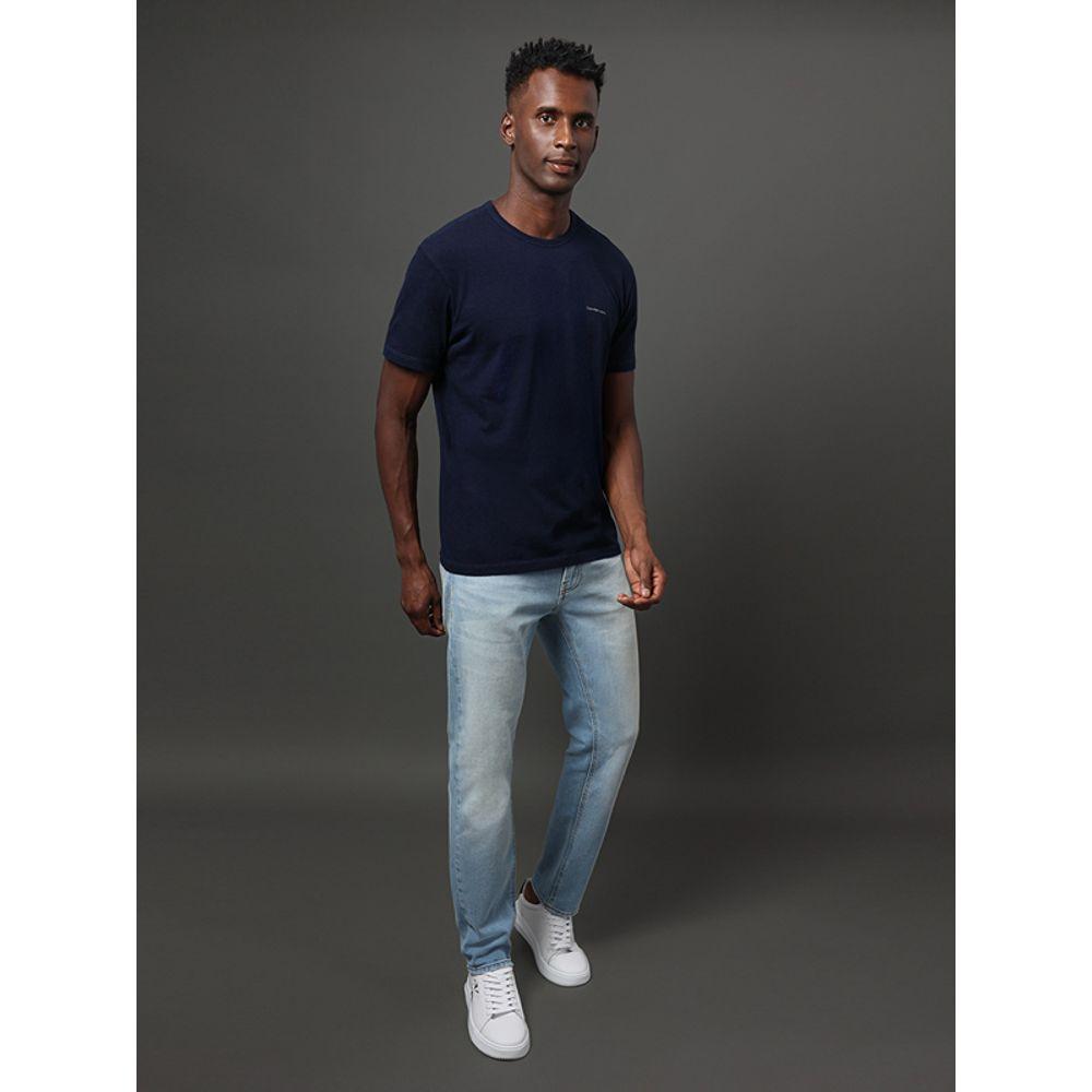Camiseta Masculina Indigo Calvin Klein Jeans - Indigo - 3
