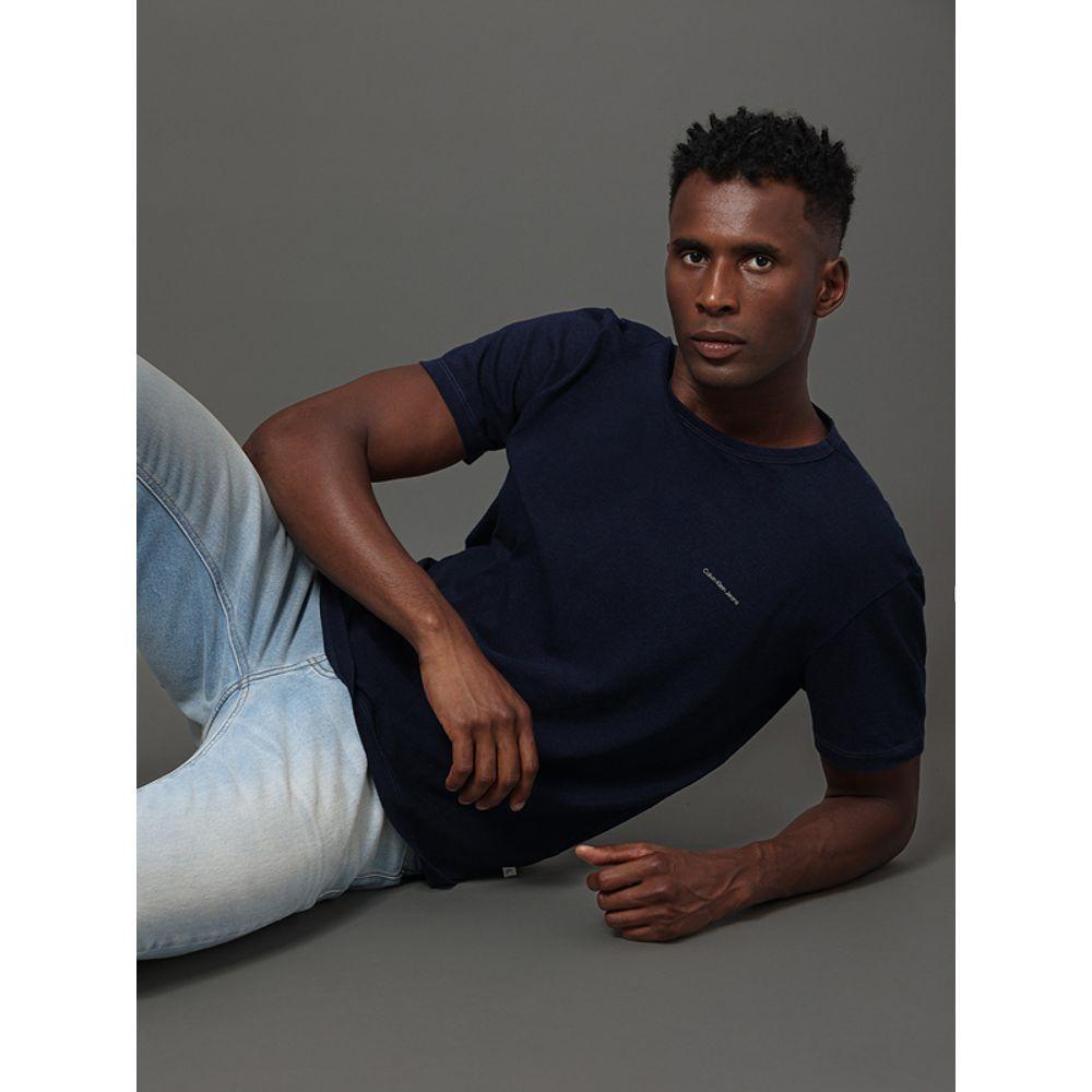 Camiseta Masculina Indigo Calvin Klein Jeans - Indigo - 5