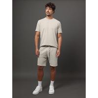 Bermuda Masculina Moletom Monograma Calvin Klein Jeans - Caqui Claro - 3