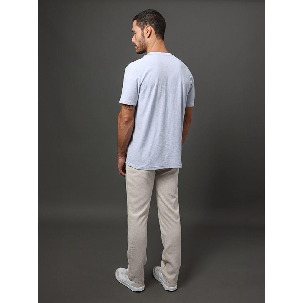 Camiseta Masculina Flamê Com Bolso Calvin Klein Jeans - Lavanda - 2