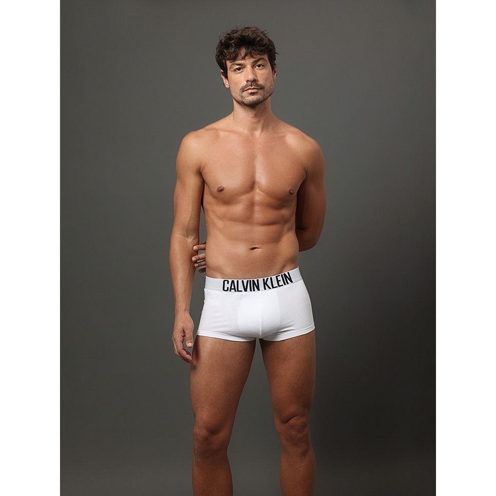 Cueca Low Rise Recycled Intense Power Calvin Klein Underwear - Branco/Branco - 4