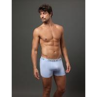 Kit 2 Cuecas Trunk Sem Costura Calvin Klein Underwear - Marinho Com Azul Claro - 1