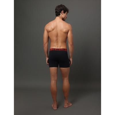 Kit 2 Cuecas Boxer Recycled Intense Power Calvin Klein Underwear - Preto/Vermelho Escuro