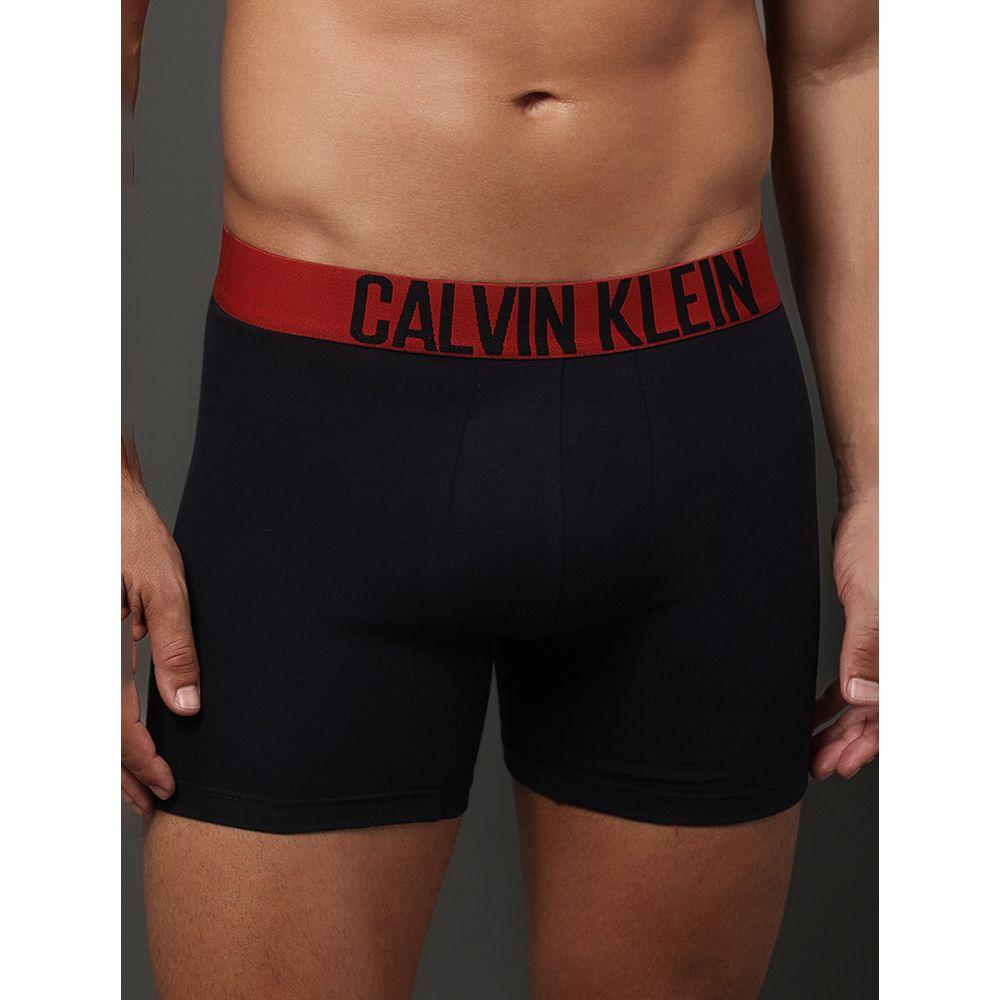 Kit 2 Cuecas Boxer Recycled Intense Power Calvin Klein Underwear - Preto/Vermelho Escuro - 4
