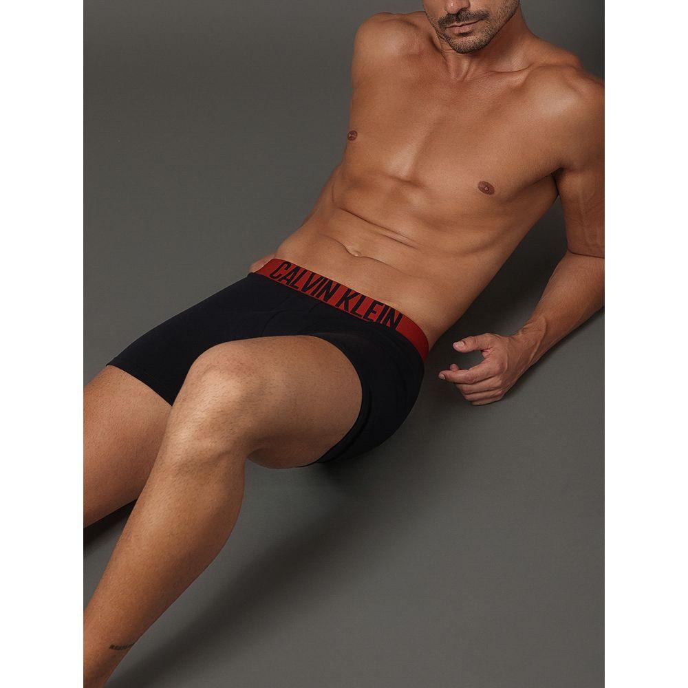 Kit 2 Cuecas Boxer Recycled Intense Power Calvin Klein Underwear - Preto/Vermelho Escuro - 5