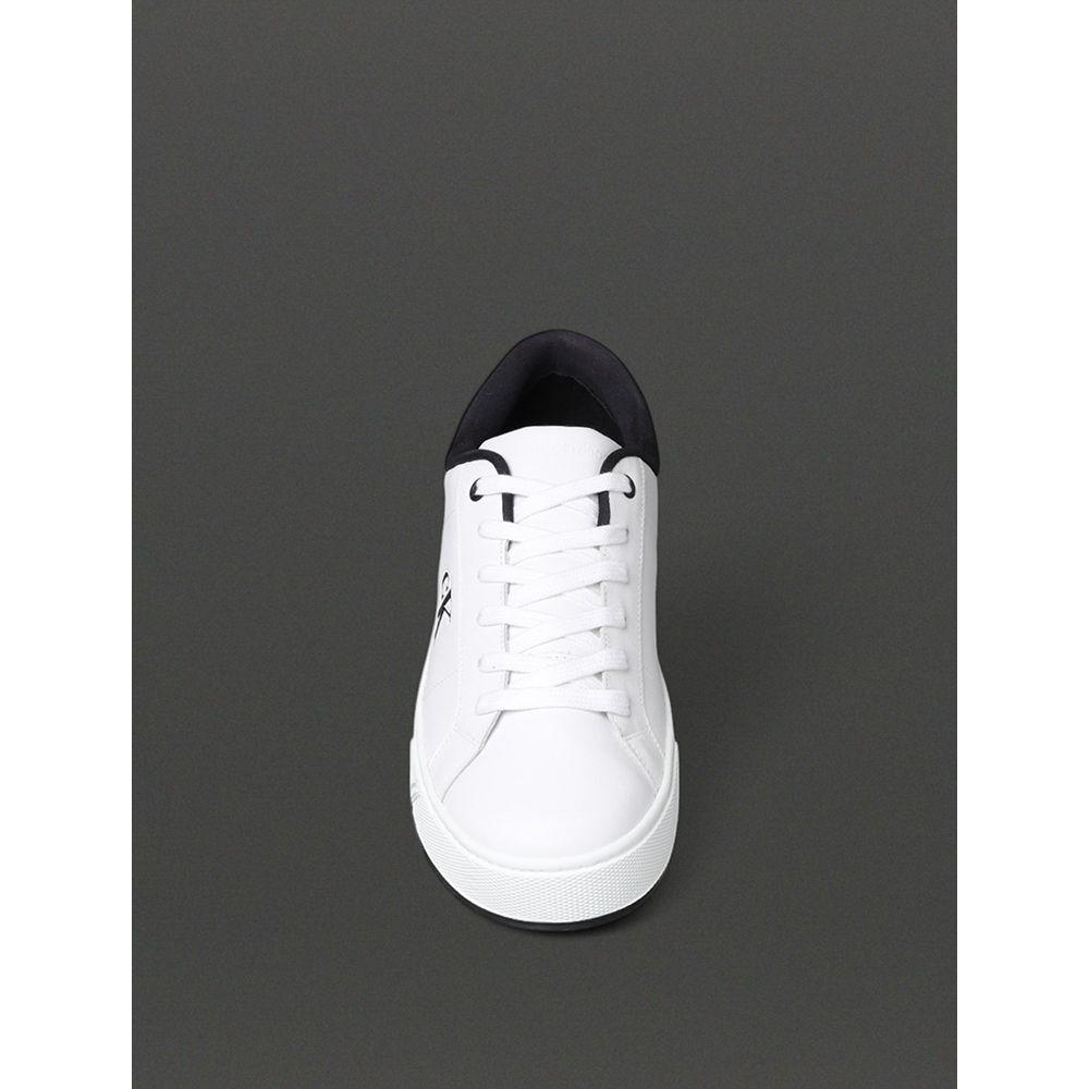 Tênis Masculino Palito Side Calvin Klein Jeans - Branco/ Preto - 4