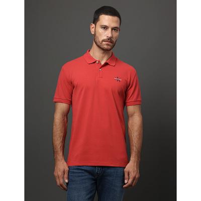 Polo Masculina Loog Re Issue Calvin Klein Jeans - Vermelho