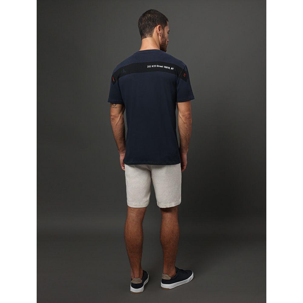 Camiseta Masculina Address Calvin Klein Jeans - Marinho - 2