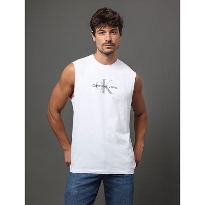 Regata Masculina Logo Re Issue Calvin Klein Jeans - Branco
