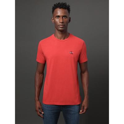 Camiseta Masculina Reissue Peito Calvin Klein Jeans - Vermelho