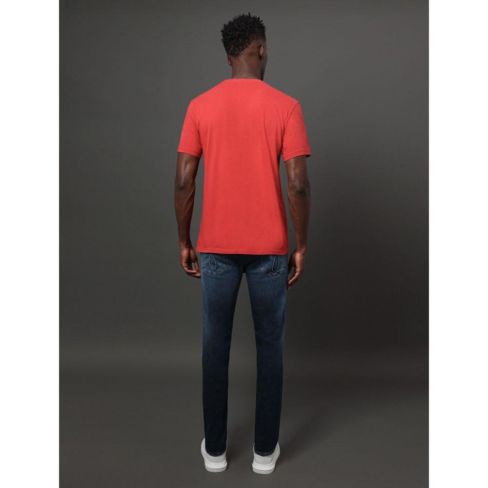 Camiseta Masculina Reissue Peito Calvin Klein Jeans - Vermelho - 2