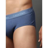 Cueca Brief de Modal Calvin Klein Underwear - Azul Medio/Azul Claro