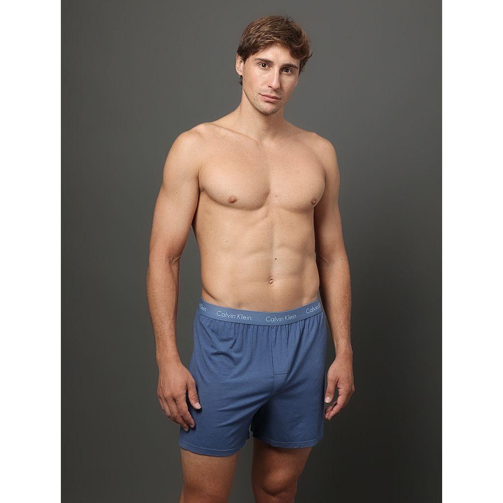 Cueca Samba Canção de Modal Calvin Klein Underwear - Azul Medio/Azul Claro - 1