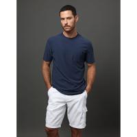 Camiseta Masculina Flamê Com Bolso Calvin Klein Jeans - Marinho - 5