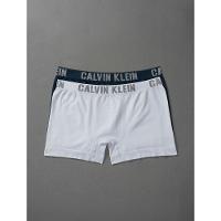 Kit 2 Cuecas Menino Trunk Sem Costura Calvin Klein Underwear - Marinho Com Azul Claro - 1