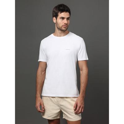 Camiseta Masculina Sunset Overlay Calvin Klein Jeans - Branco