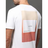 Camiseta Masculina Sunset Overlay Calvin Klein Jeans - Branco