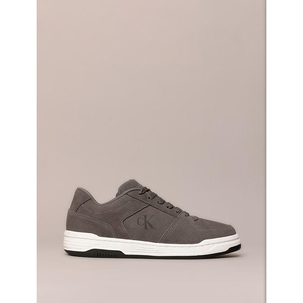 Tênis Masculino Court Camurça Calvin Klein Jeans - Chumbo - 1