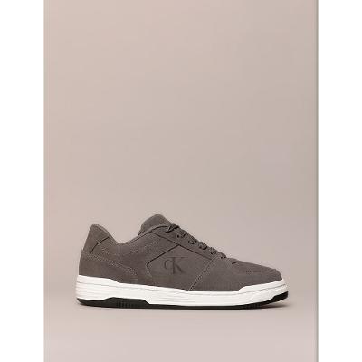 Tênis Masculino Court Camurça Calvin Klein Jeans - Chumbo