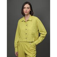 Camisa Feminina Nervura Calvin Klein Jeans - Verde Pistache - 1