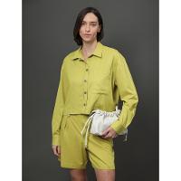 Camisa Feminina Nervura Calvin Klein Jeans - Verde Pistache - 5