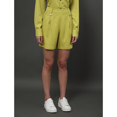 Bermuda Feminina Com Pregas Calvin Klein Jeans -