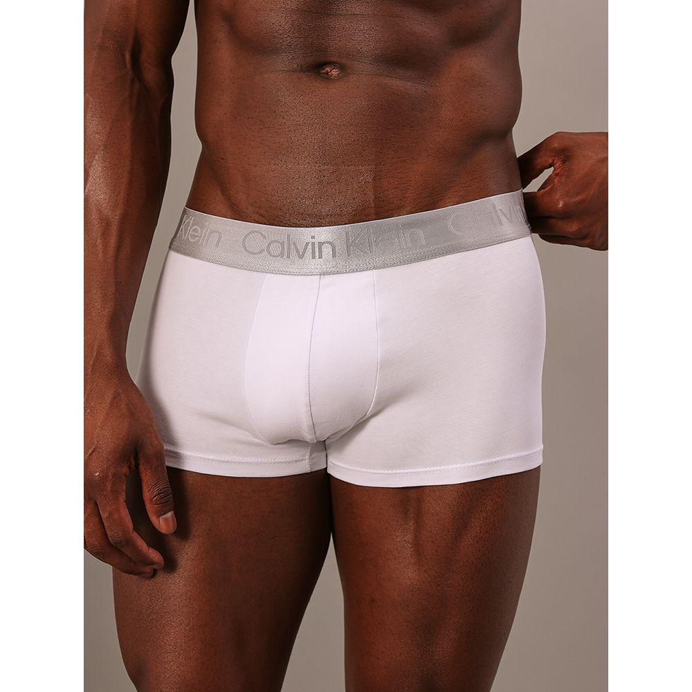 Cueca Low Rise Trunk Pima Cotton Calvin Klein Underwear - Branco - 4