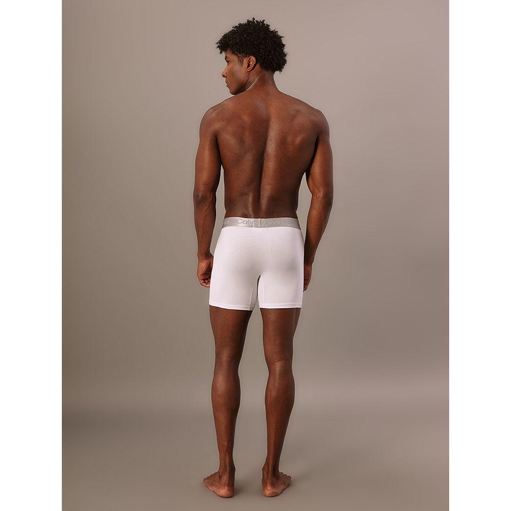 Cueca Boxer Pima Cotton Calvin Klein Underwear - Branco - 4