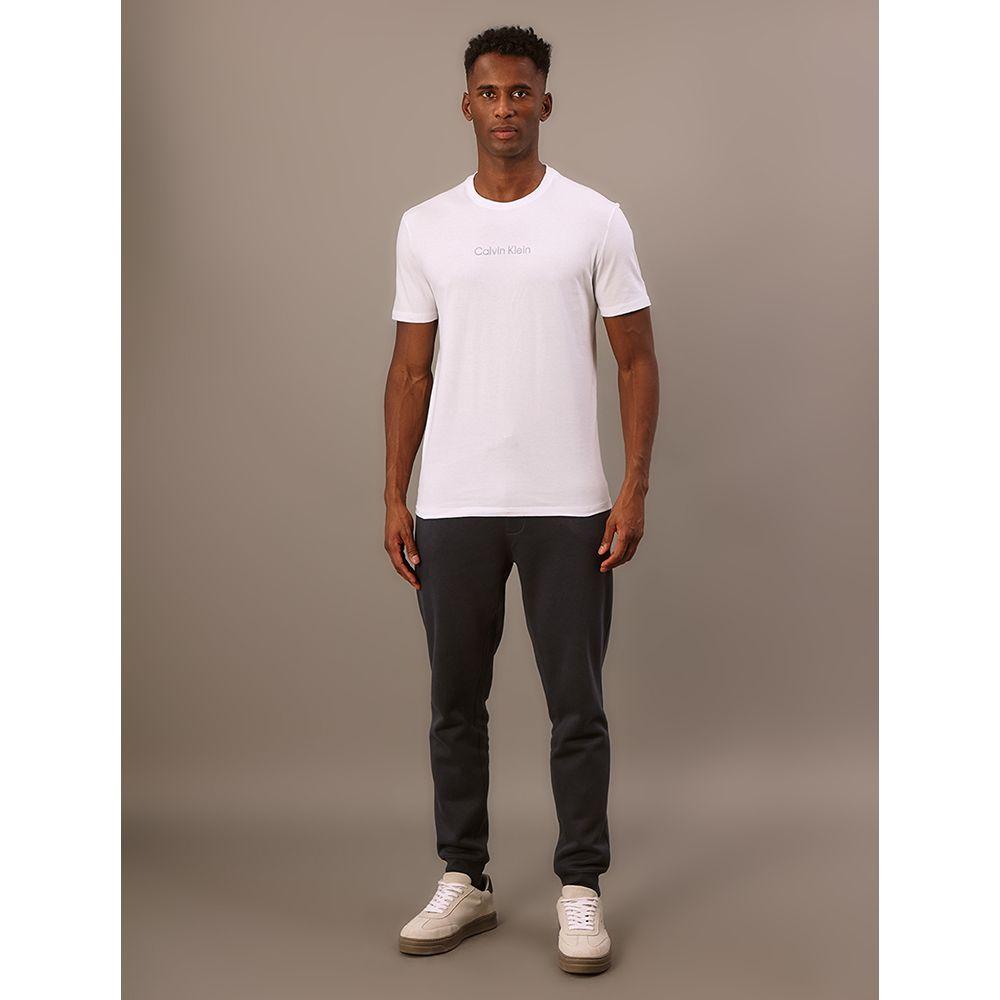 Camiseta Masculina Meia Malha Calvin Klein Underwear - Branco - 1