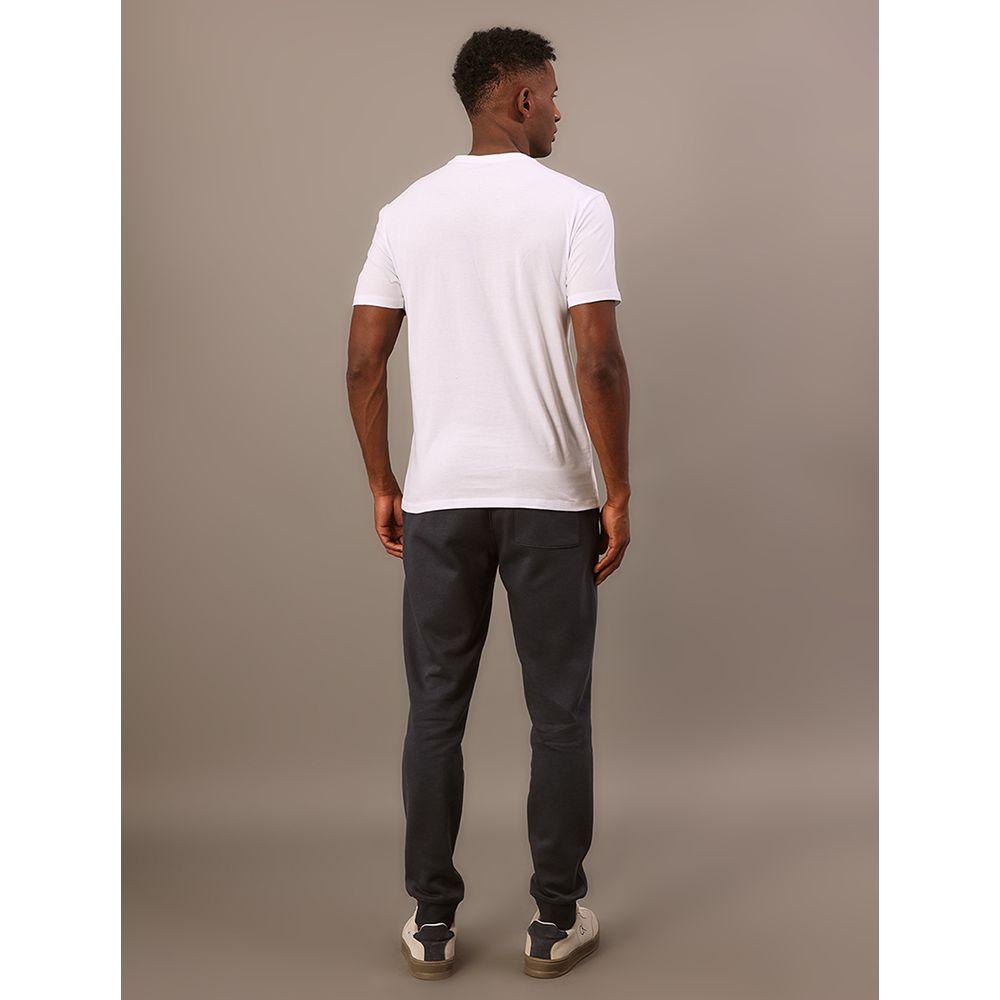 Camiseta Masculina Meia Malha Calvin Klein Underwear - Branco - 4