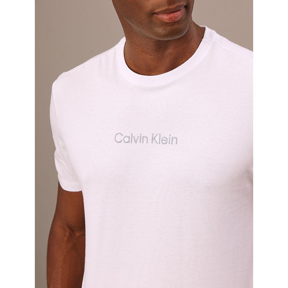Camiseta Masculina Meia Malha Calvin Klein Underwear - Branco - 6