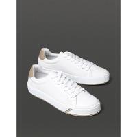 Tênis Masculino Palito Clean Casual Calvin Klein Jeans - Branco/Caqui Claro - 2