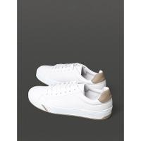 Tênis Masculino Palito Clean Casual Calvin Klein Jeans - Branco/Caqui Claro - 3