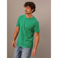 Camiseta Masculina Bordado Calvin Klein Jeans - Verde Médio - 6