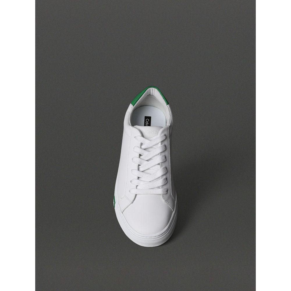 Tênis Feminino Project New Basic Calvin Klein Jeans - Branco/Verde Médio - 4