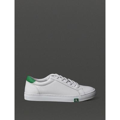 Tênis Feminino Project New Basic Calvin Klein Jeans - Branco/Verde Médio